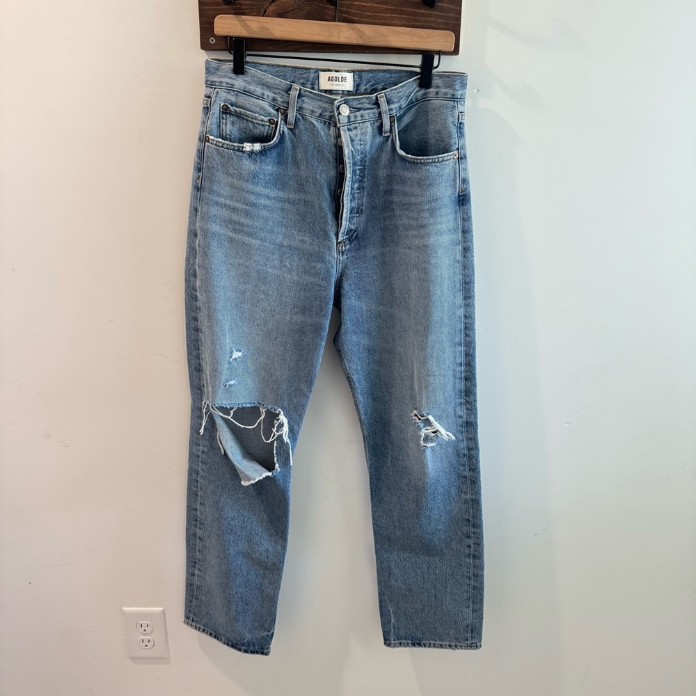 Agolde 90s Pinch Waist Straight Leg Jeans in Lineup Size 28